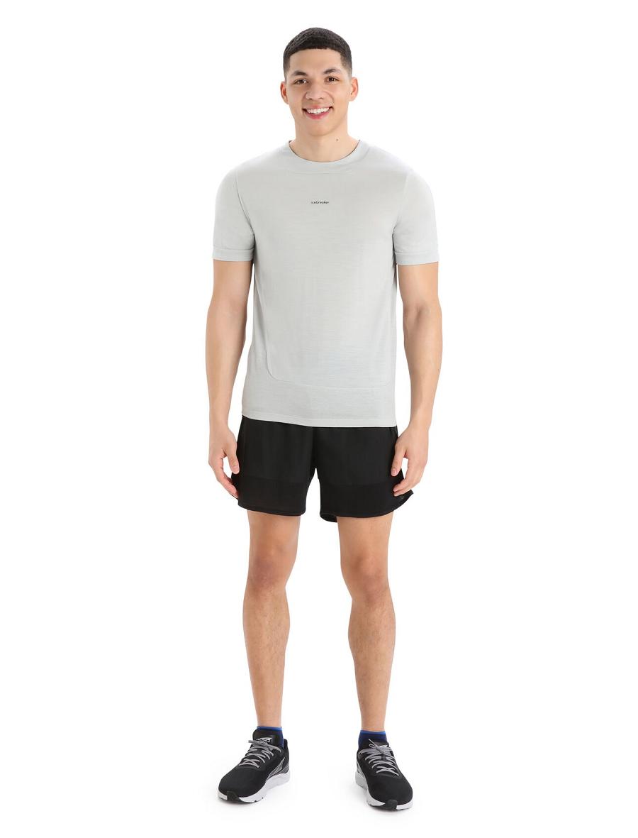 Ether Icebreaker ZoneKnit™ Merino Short Sleeve Men's T Shirts | AU 1201AHKP